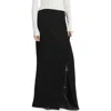 Rag & Bone Women's Ilana Japanese Crepe Maxi Skirt In Black