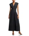Rag & Bone Ines Sleeveless Poplin Dress In Black
