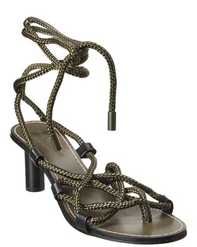 Rag & Bone Infinity Ankle Tie Sandal In Green