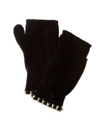 Rag & Bone Ingrid Wool-blend Mittens In Black