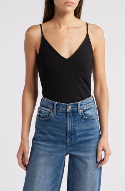 Rag & Bone Irina V Neck Cami Top In Black