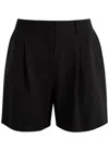 Rag & Bone Irina Ponte Shorts In Black