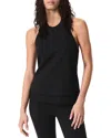 Rag & Bone Irina Layered Halter Top In Black