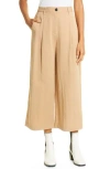 Rag & Bone Ivy Culottes In Dark Khaki