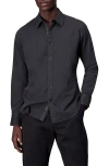 Rag & Bone Jack Engineered Denim Shirt Jacket In Black