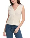 Rag & Bone Jackie Linen-blend Sweater Vest In White