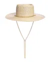 Rag & Bone Jacque Boater Hat In Light Natural