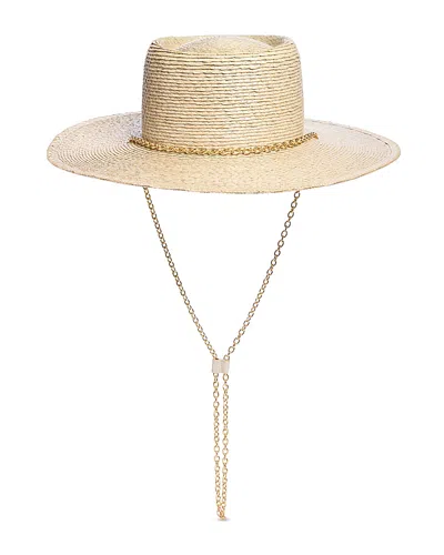 Rag & Bone Jacque Boater Hat In Light Natural
