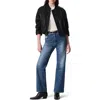 Rag & Bone Jemma Embroidered Faux Leather Bomber Jacket In Black