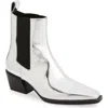 Rag & Bone Joni Chelsea Bootie In Silver