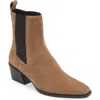 Rag & Bone Joni Suede Chelsea Booties In Cmlblksd