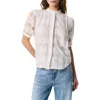 Rag & Bone Jordan Plaid Weave Button-up Shirt In White