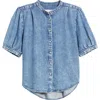 Rag & Bone Jordan Ultra Featherweight Short-sleeve Top In Delmar