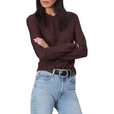 RAG & BONE RAG & BONE JULIA TEXTURED CREWNECK TOP