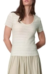 Rag & Bone Julia T-shirt In Ivory