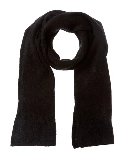 Rag & Bone Lani Wool & Mohair-blend Scarf In Black