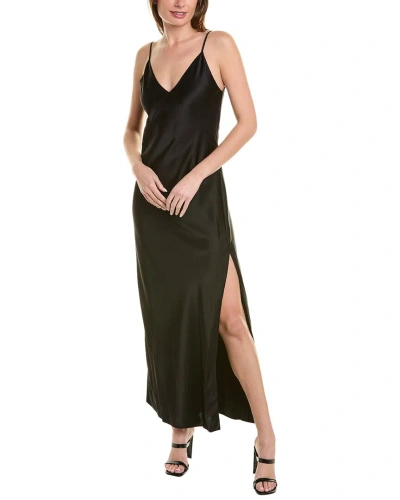 Rag & Bone Rissa Bias Cut Slipdress In Black
