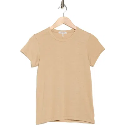Rag & Bone Lea Crewneck T-shirt In Camel