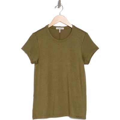 Rag & Bone Lea Crewneck T-shirt In Olive