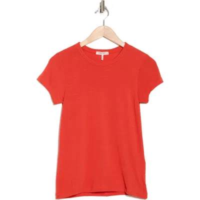 Rag & Bone Lea Crewneck T-shirt In Poppy