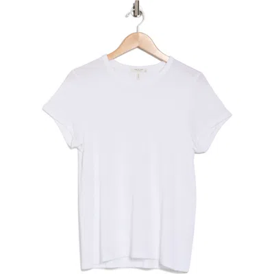 Rag & Bone Lea Crewneck T-shirt In White