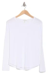 Rag & Bone Lea Long Sleeve T-shirt In White