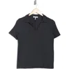 Rag & Bone Lea Modal Blend Polo In Black