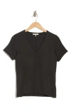 Rag & Bone Lea V-neck T-shirt In Black