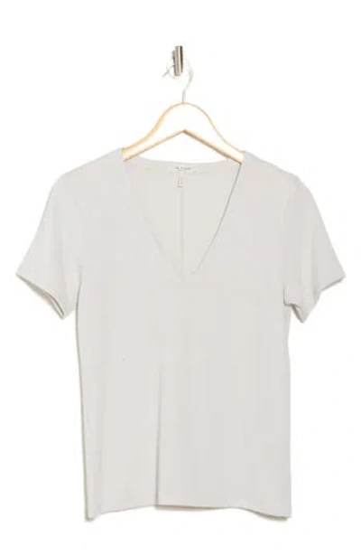 Rag & Bone Lea V-neck T-shirt In Lunarock