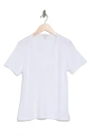 Rag & Bone Lea V-neck T-shirt In White