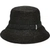 Rag & Bone Lela Raffia Rollable Bucket Hat