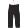 Rag & Bone Leyton Cropped Cotton Tapered Pants In Black