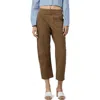 Rag & Bone Leyton Workwear Ankle Pants In Olive Gree