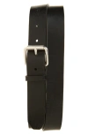 Rag & Bone Liam Leather Belt In Black