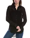 Rag & Bone Lila Burnout Shirt In Black