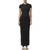 Shop Rag & Bone Lily T-shirt Maxi Dress In Black