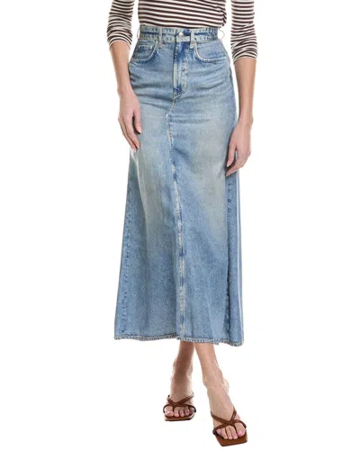 Rag & Bone Liquid Miramar Maxi Skirt In Multi