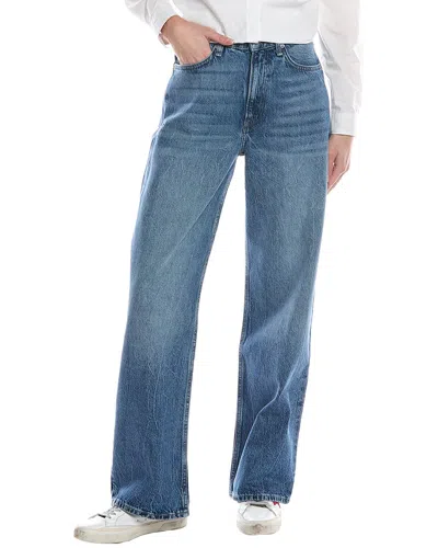 Rag & Bone Logan Kayley Wide Leg Jean In Blue