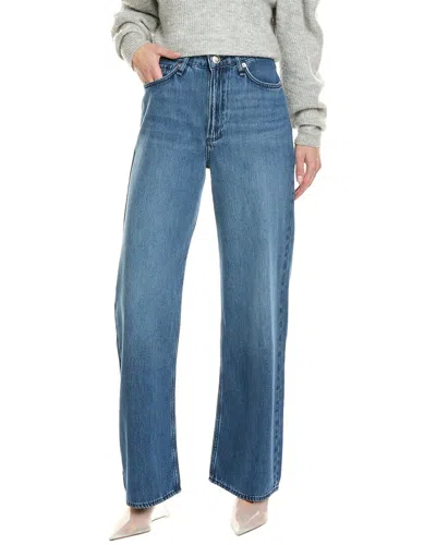 Rag & Bone Logan Rubin Wide Leg Jean In Blue