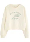 Rag & Bone Rb Raquet Sweatshirt In Cream