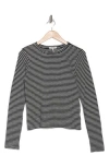 Rag & Bone Stripe T-shirt In Black/white
