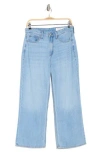 Rag & Bone Lori Crop Wide Leg Jeans In Light Wash