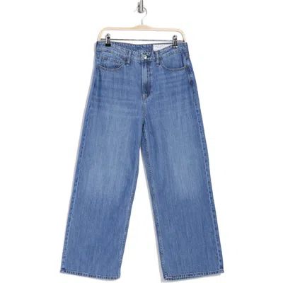 Rag & Bone Lori Crop Wide Leg Jeans In Gray