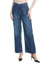Rag & Bone Lori Mid-rise Dark Wash Wide Leg Jean In Blue