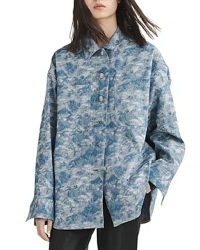 Rag & Bone Lory Denim Shirt Jacket In Dnmjacq