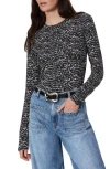 Rag & Bone Luca Long-sleeve Tee In Black Multi