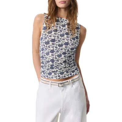 RAG & BONE RAG & BONE LUCA PRINT SHIRRED TANK