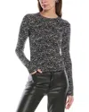Rag & Bone Luca Long-sleeve Tee In Black