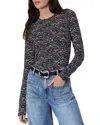 Rag & Bone Luca Long-sleeve Tee In Black Multi