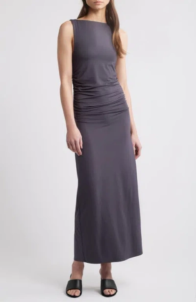 Rag & Bone Luca Sleeveless Stretch Dress In Wet Iron